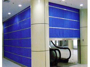 無機布防火卷簾門-4